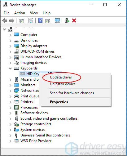 Hid keyboard device driver download windows 7 64